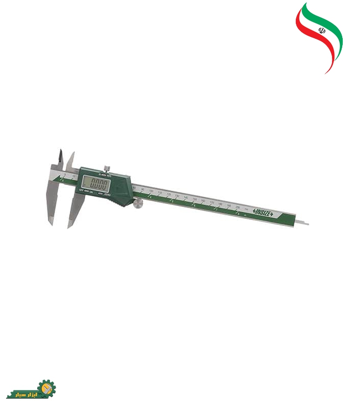 کولیس دیجیتال 20 سانتی صفحه پلاستیکی اینسایز کد 200-1108