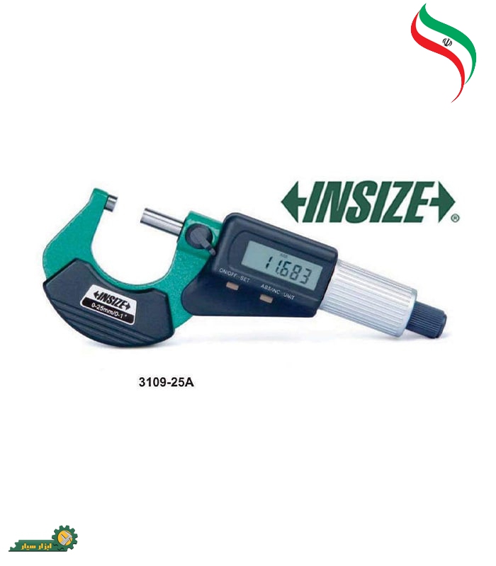 میکرومتر خارج سنج دیجیتال اینسایز 3109-25A