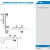 معرفی کولیس چرخدنده معمولی آکاد AC-166-001-11