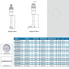مشخصات فنی میکرومتر سه فک داخل سنج معمولی آکاد AC-362-000-01