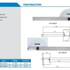 معرفی زاویه سنج دستی فلزی (نقاله ای) آکاد AC-811-180-01